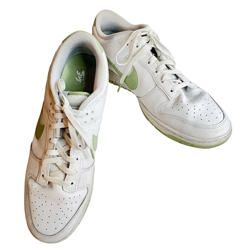 Nike Dunk Low Retro Honeydew Sneakers Mens Sz 14 White/Green Leather DV0831-105